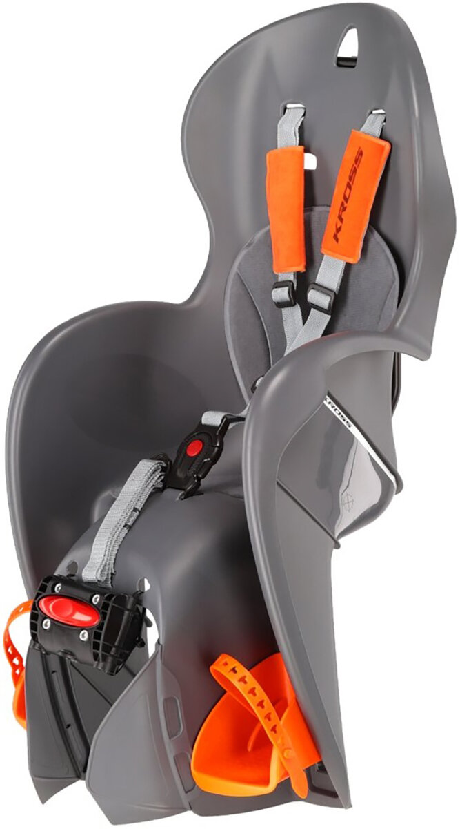 KROSS Walaroo Szary Fotelik rowerowy niskie ceny i opinie w Media Expert