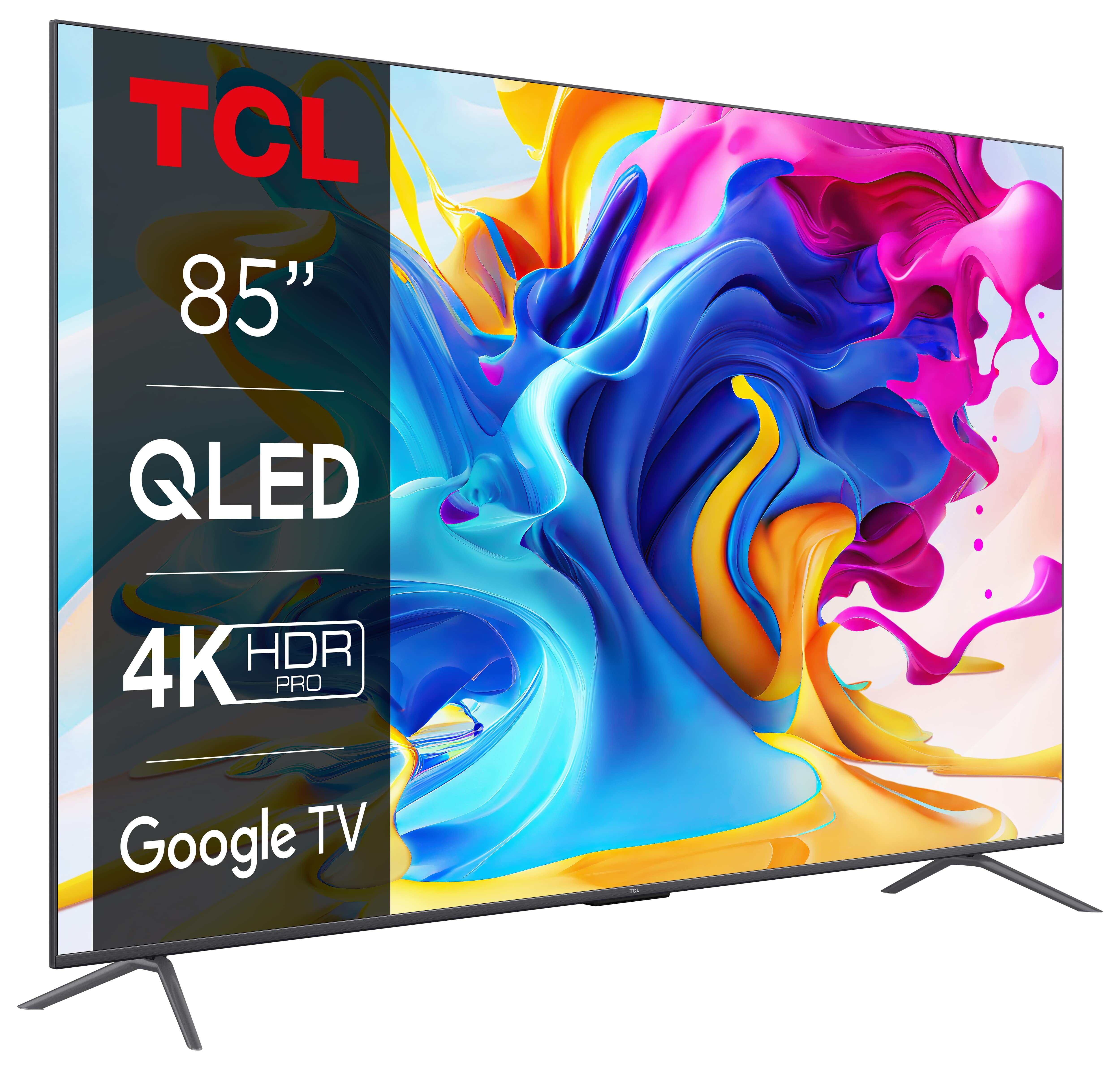 TCL 85C645 85" QLED 4K Google TV Dolby Vision Dolby Atmos HDMI 2.1 ...