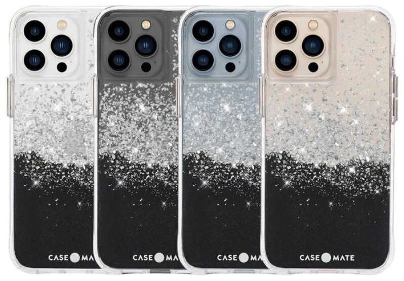 スマホアクセサリー iPhone用ケース Etui CASE-MATE Karat do Apple iPhone 13 Pro Czarno-złoty