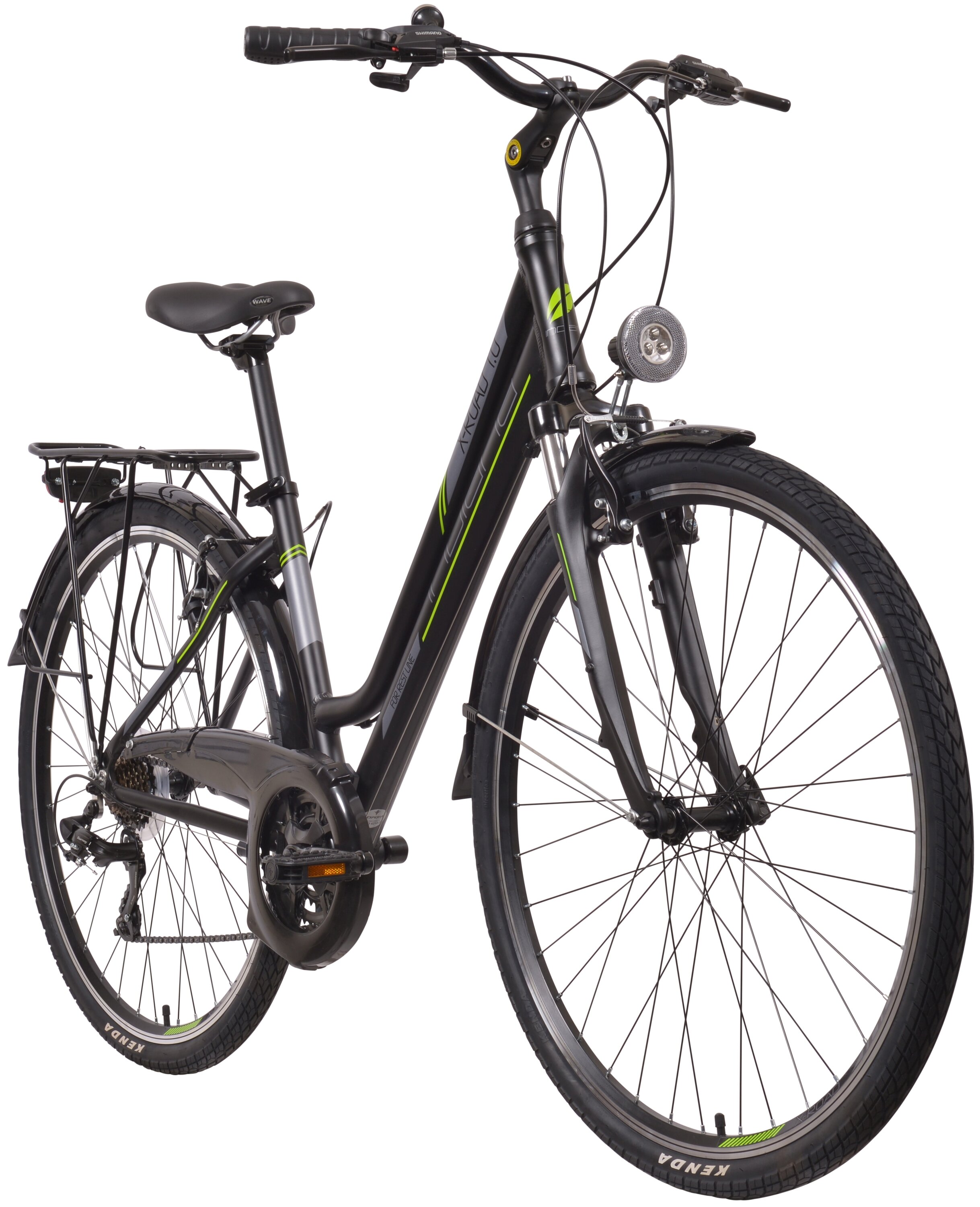 INDIANA X-Road 1.0 D17 28 cali damski Czarny Rower trekkingowy - niskie ...