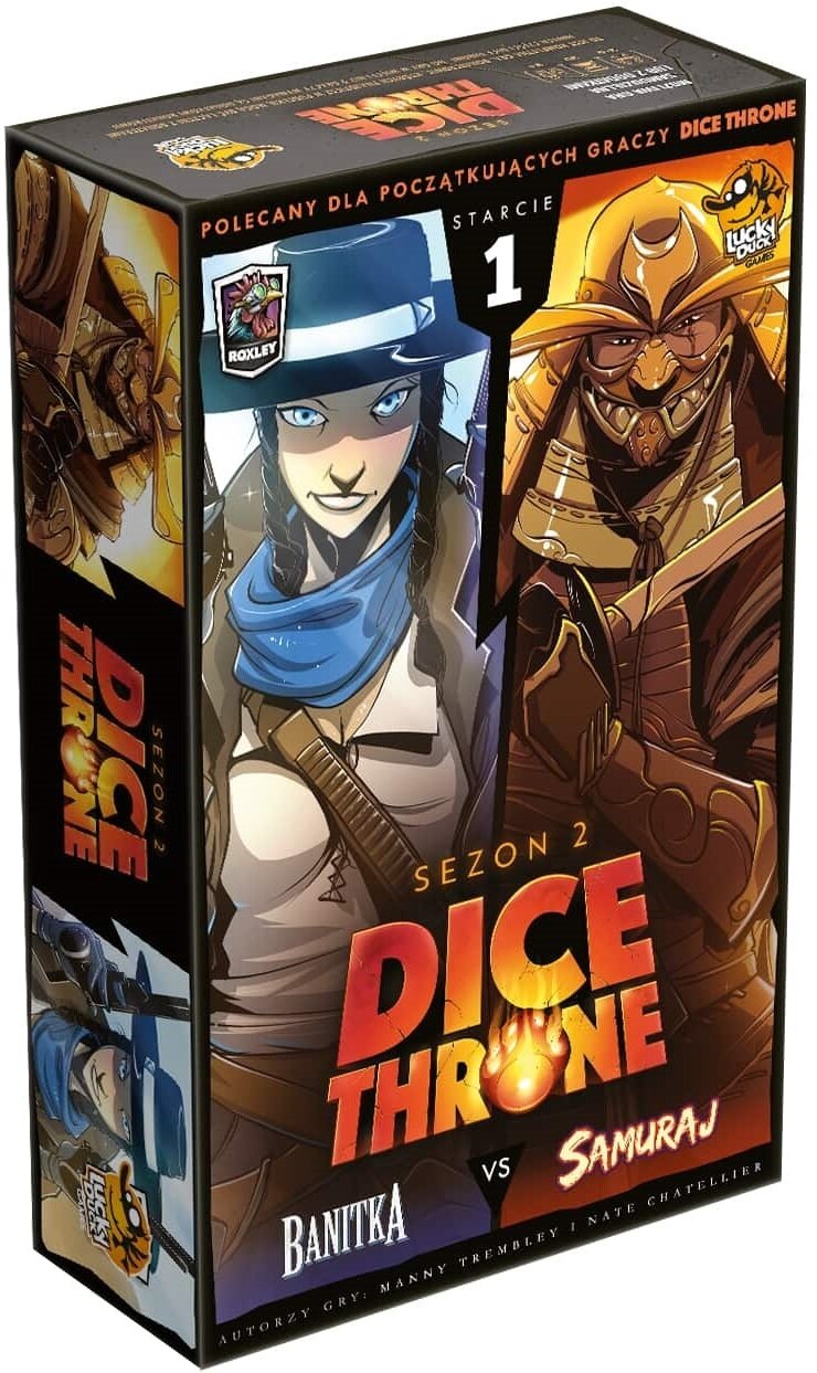 LUCKY DUCK GAMES Dice Throne 2 Banitka vs Samuraj Gra planszowa niskie ceny i opinie w Media