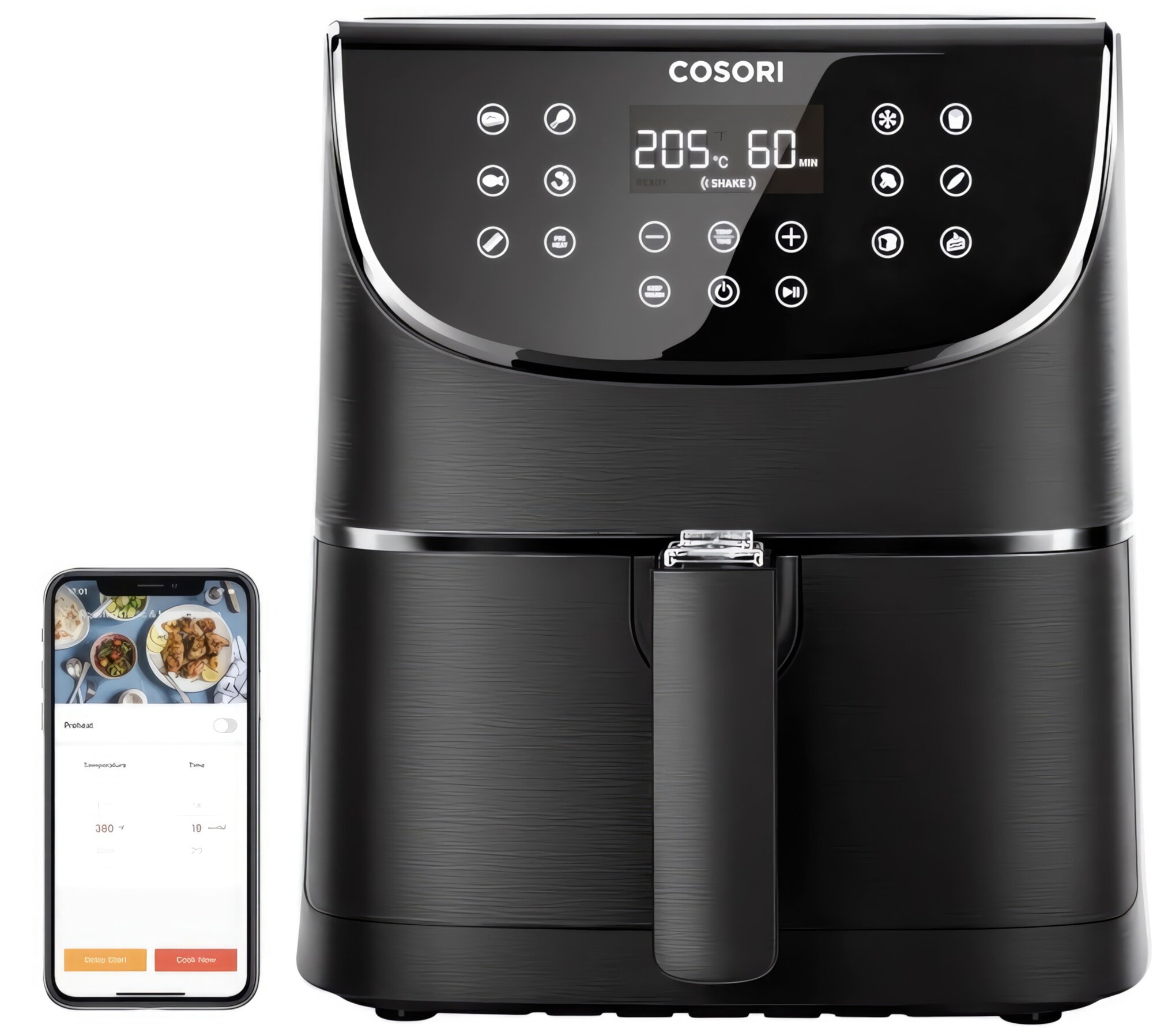 COSORI CS158AFRXB Air Fryer Czarny (WiFi) Frytkownica beztłuszczowa