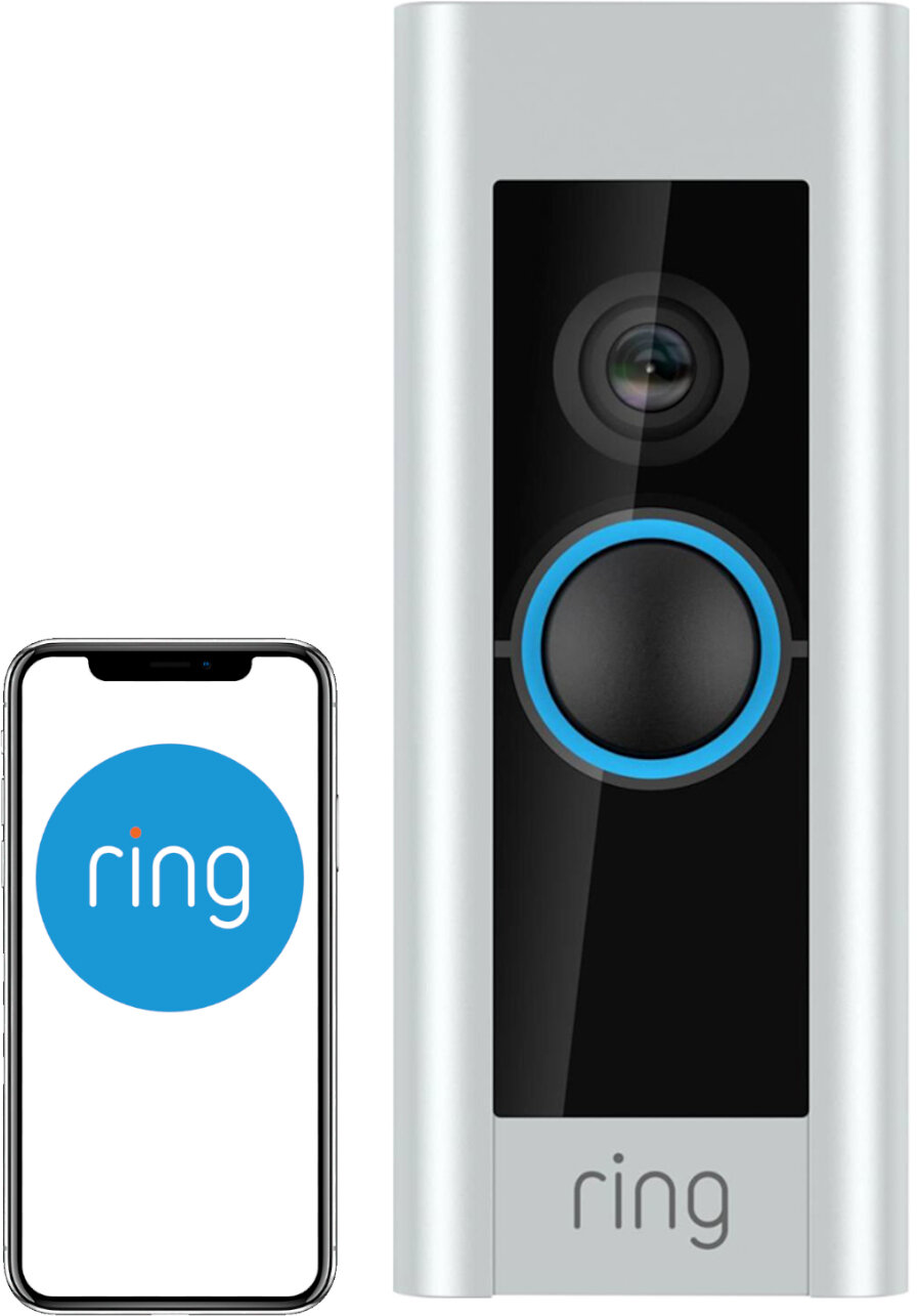 RING Video Doorbell Pro B08M125RNWS Srebrny Wideodomofon niskie ceny