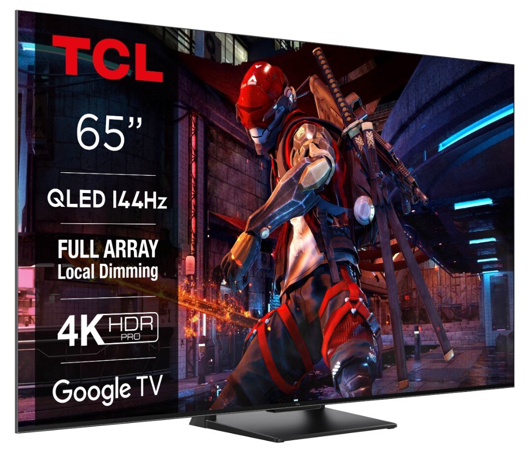 TCL 65C745 65" QLED 4K 144Hz Google TV Full Array Dolby Vision Dolby ...