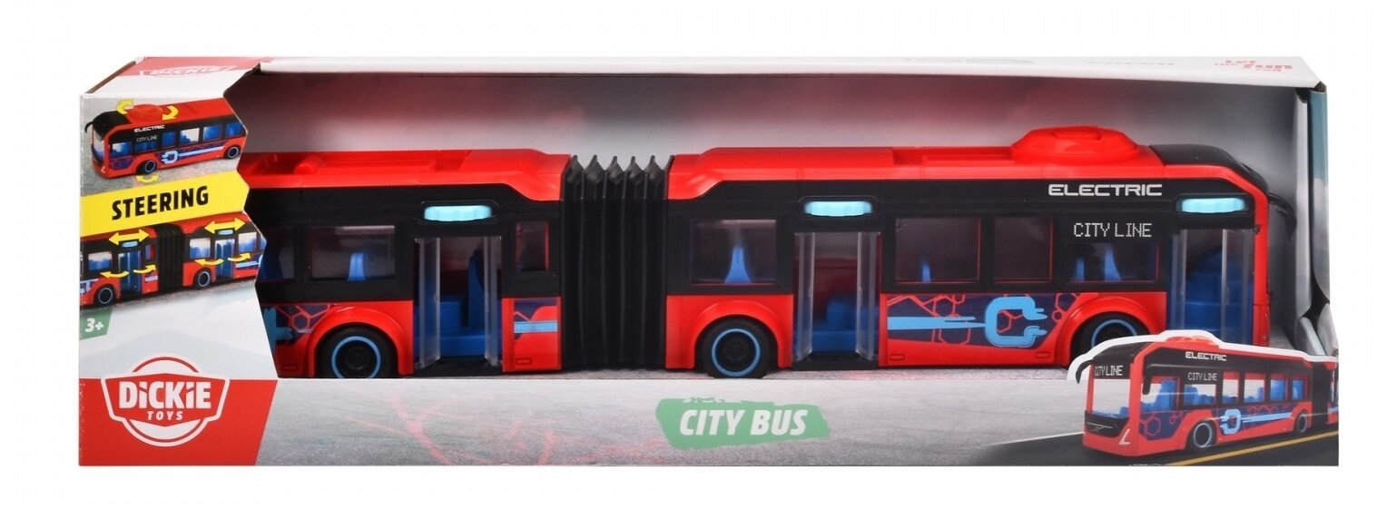 DICKIE TOYS City Autobus Volvo 7900E 203747015 Samochód - niskie ceny i ...