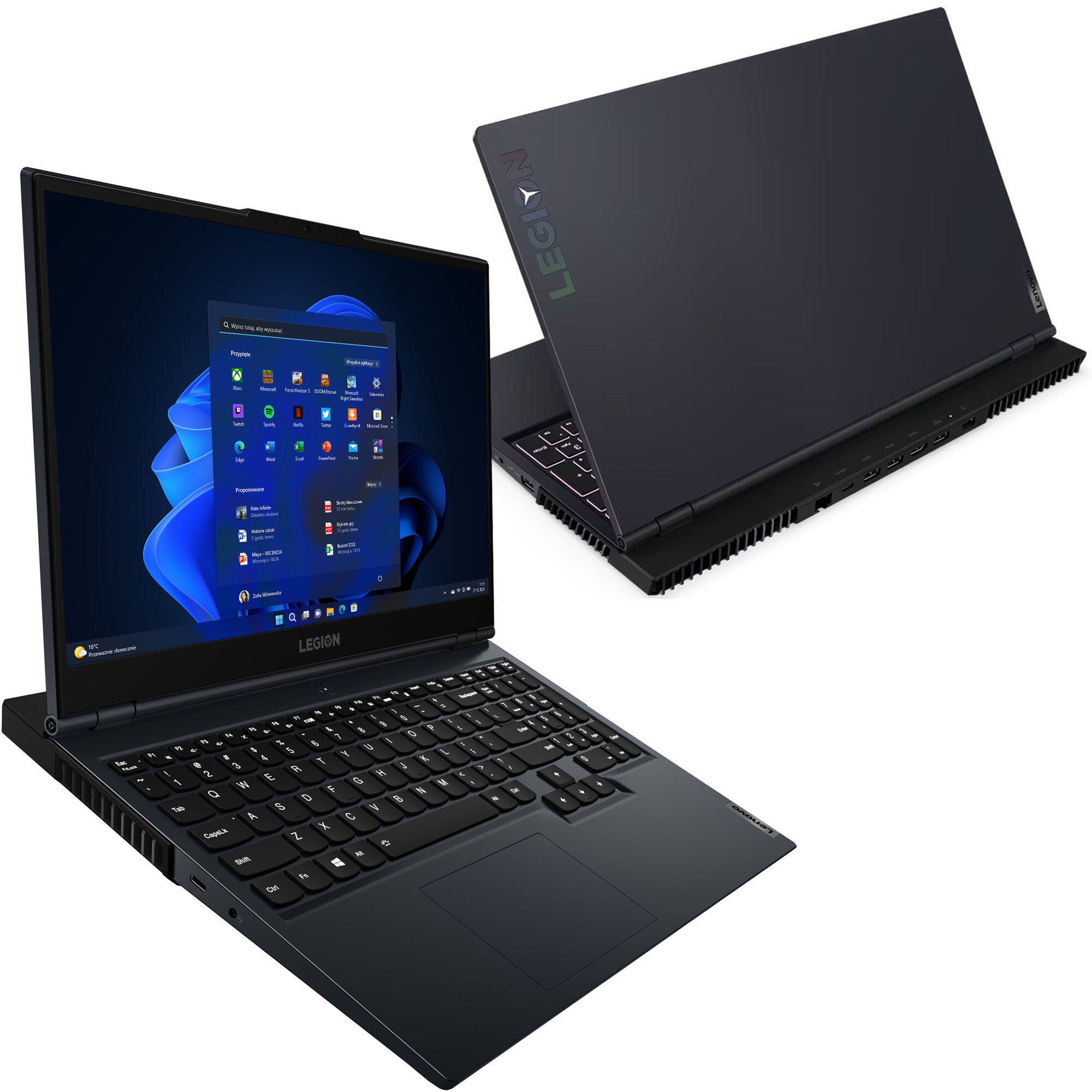 LENOVO Legion 5 15ACH6A 15.6" IPS 165Hz R7-5800H 16GB RAM 512GB SSD ...