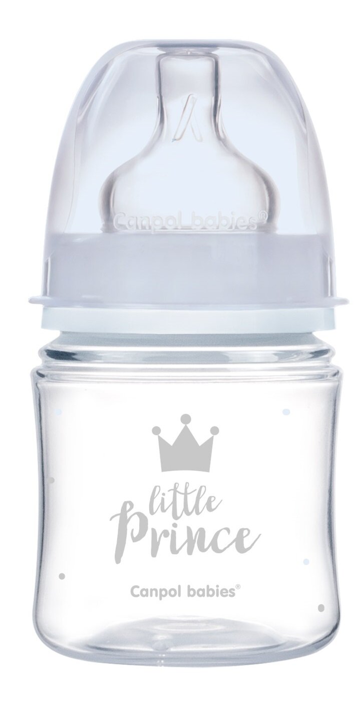 CANPOL BABIES EasyStart Royal Baby 120 ml Niebieski Butelka - niskie ...