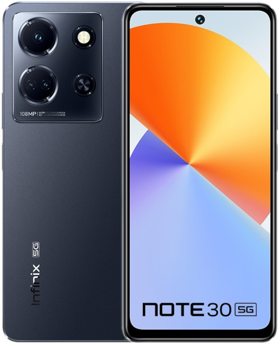 INFINIX Note 30 8/128GB 6.78" 5G 120Hz Czarny X6711 Smartfon - niskie ...