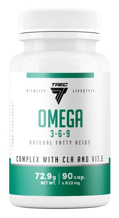 TREC NUTRITION Vitality (90 kapsułek) Kwasy Omega369 niskie ceny i