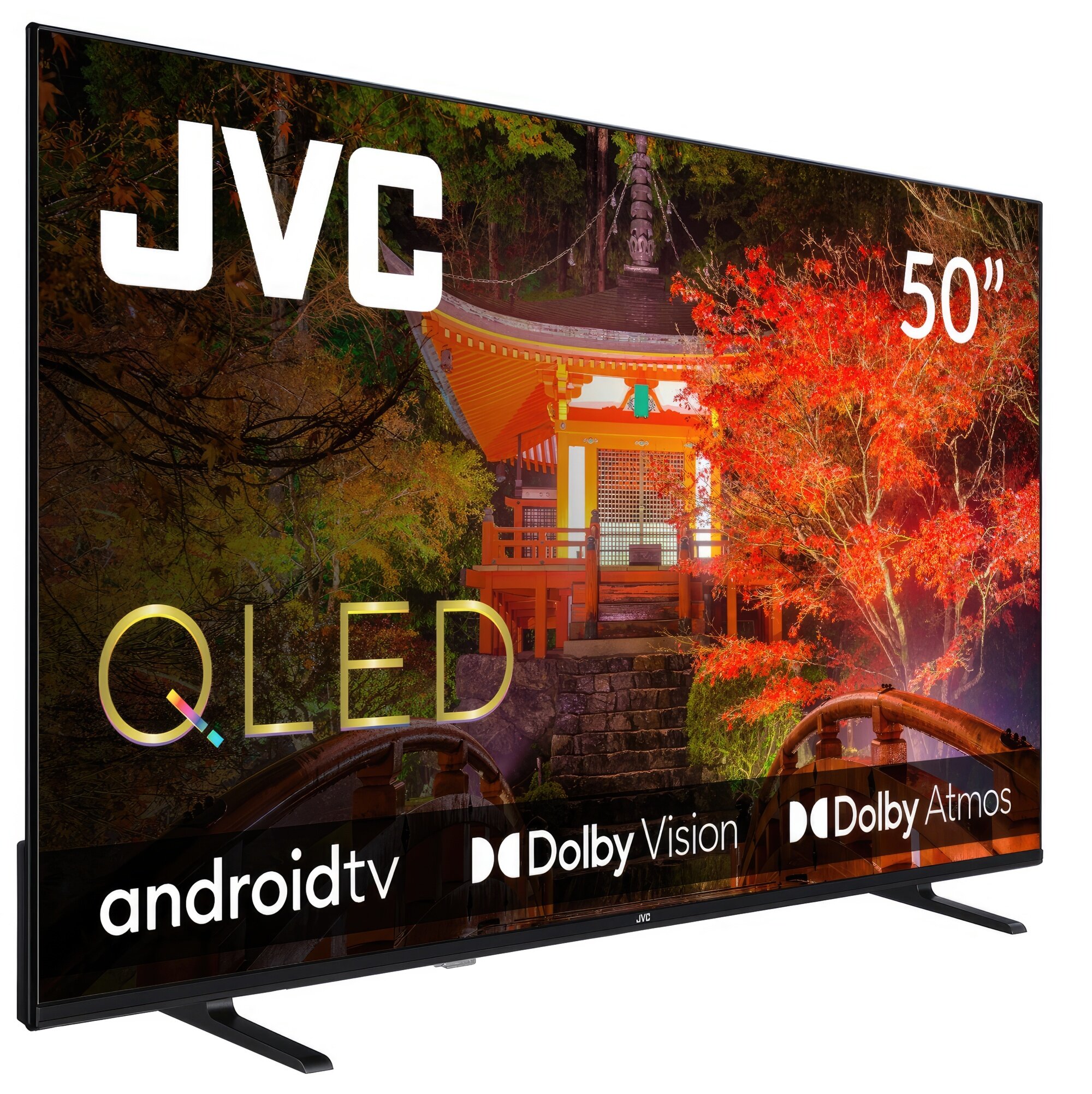 JVC LT50VAQ330P 50" QLED UHD Android TV Dolby Vision HDMI 2.1