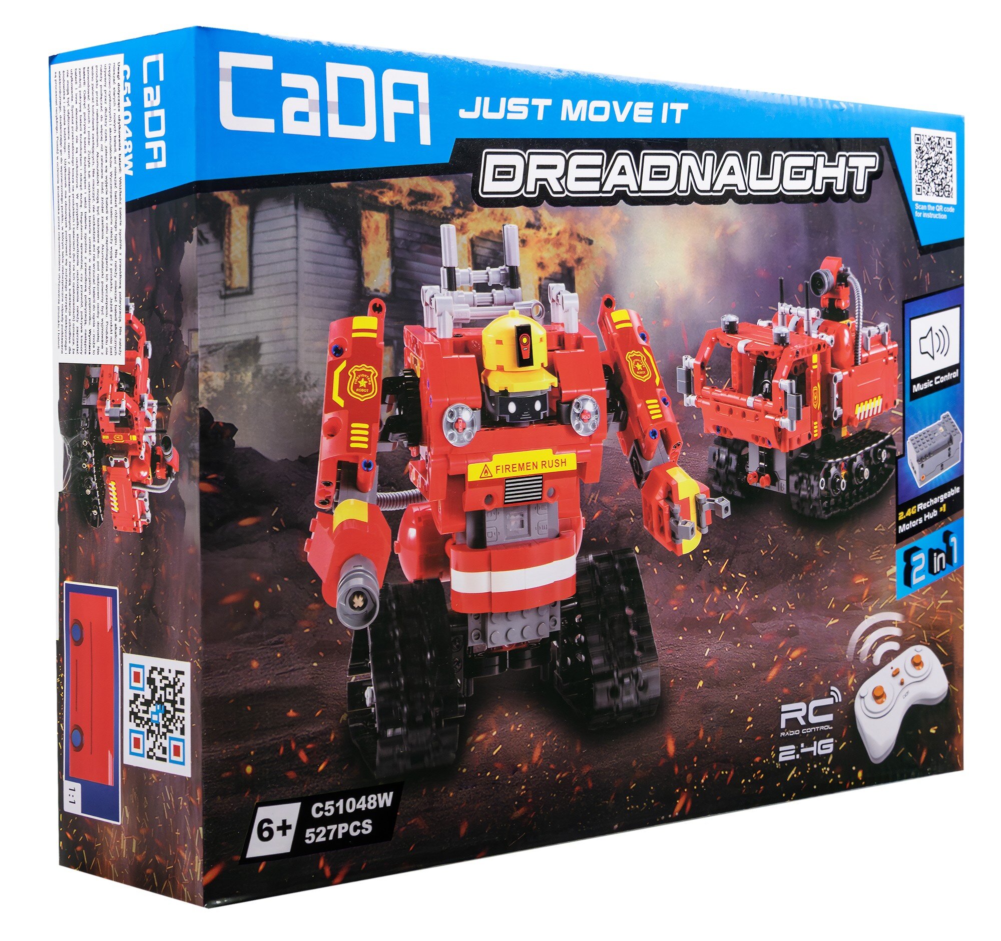 CADA Just Move It Robot Dreadnaught Finley Zdalnie sterowany C51048W