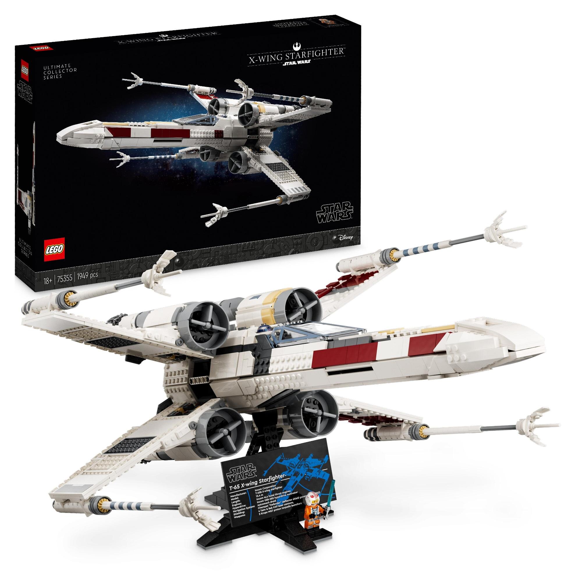 LEGO 75355 Star Wars Myśliwiec XWing niskie ceny i opinie w Media Expert
