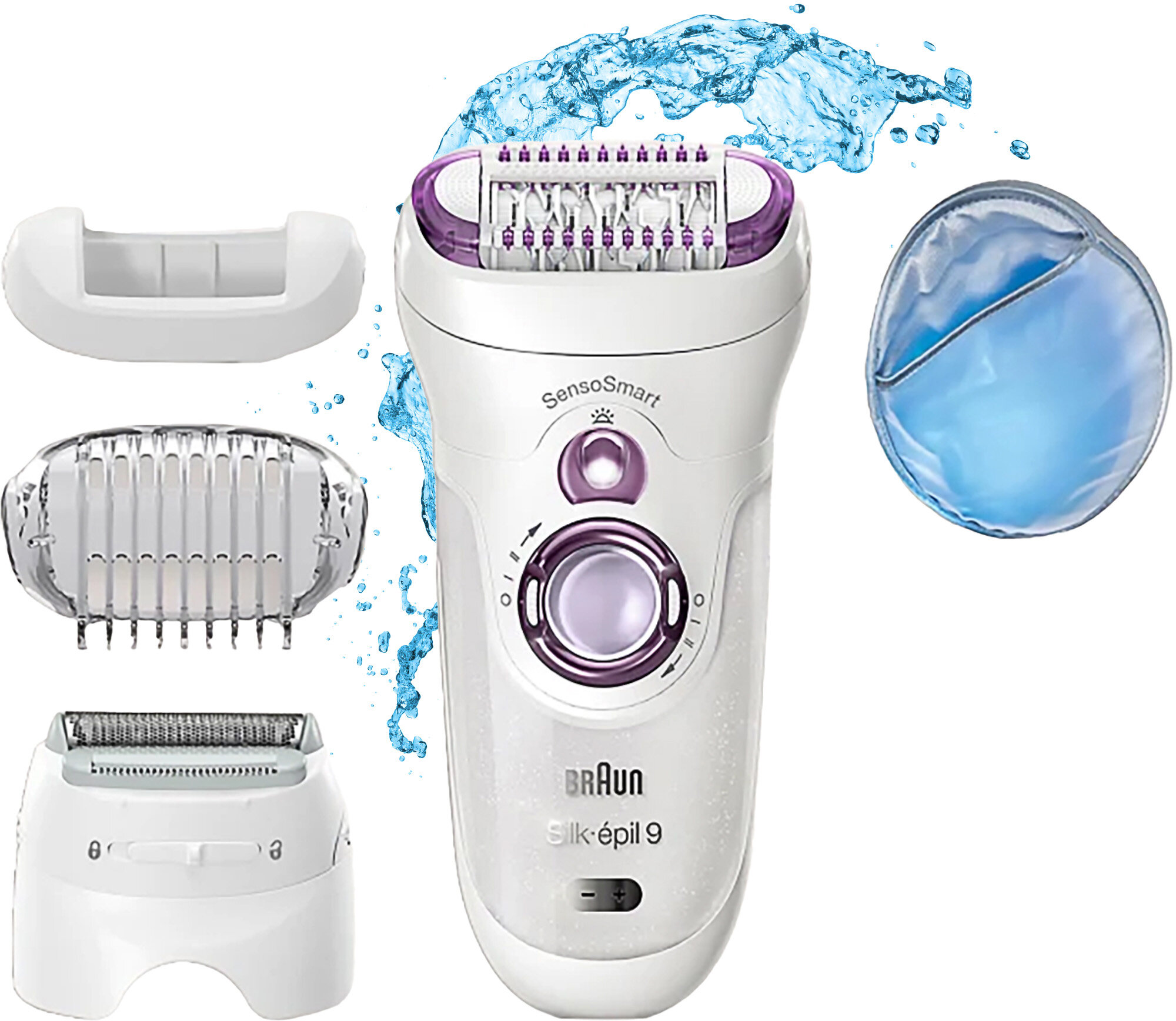 BRAUN Silkepil 9 SES9710 Depilator niskie ceny i opinie w Media Expert