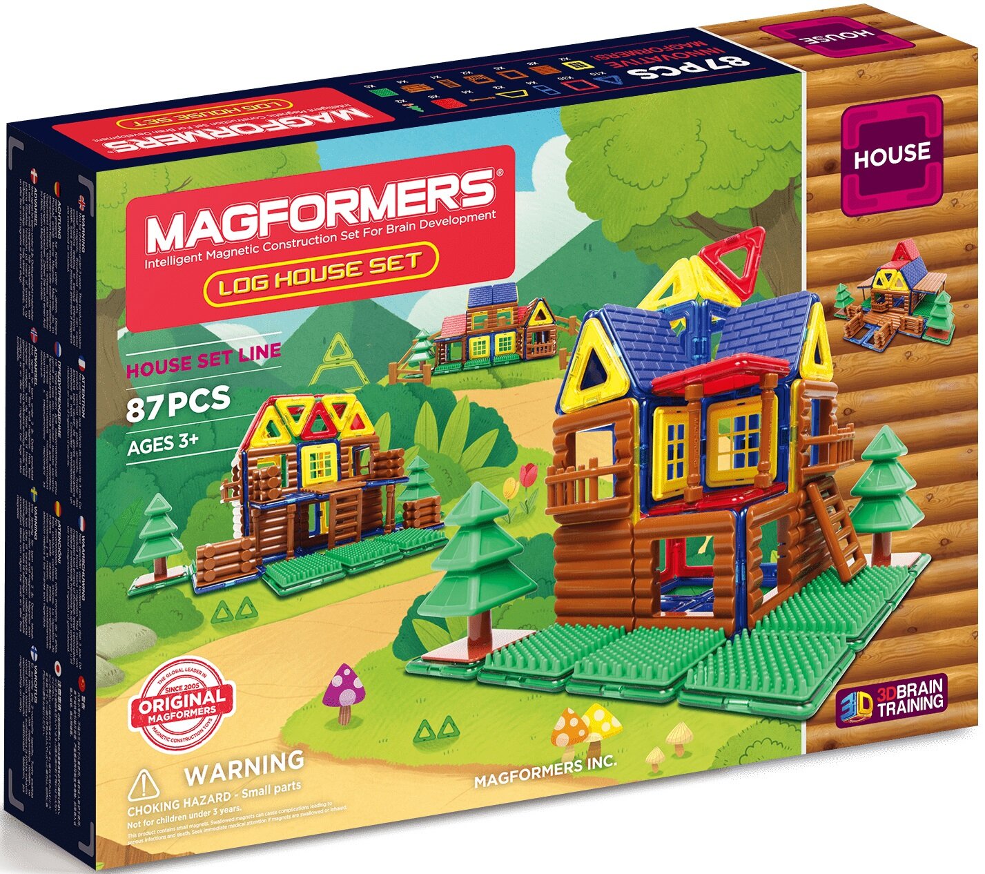 Magformers sales log house
