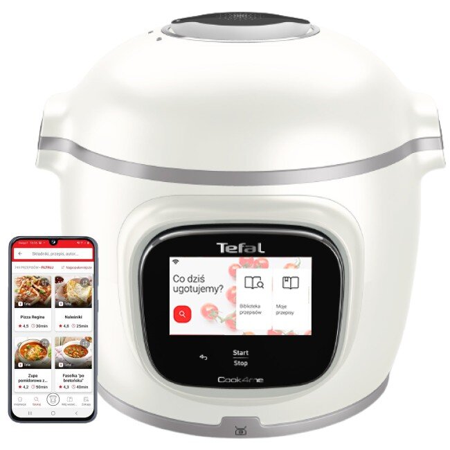 TEFAL Cook4me Touch Pro CY943130 (Wi-Fi) z wbudowaną wagą Multicooker ...