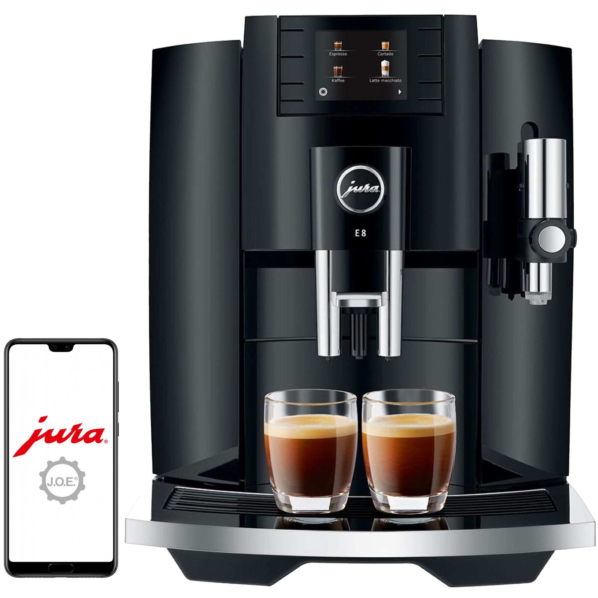 JURA E8 Piano Black (EB) Ekspres niskie ceny i opinie w Media Expert