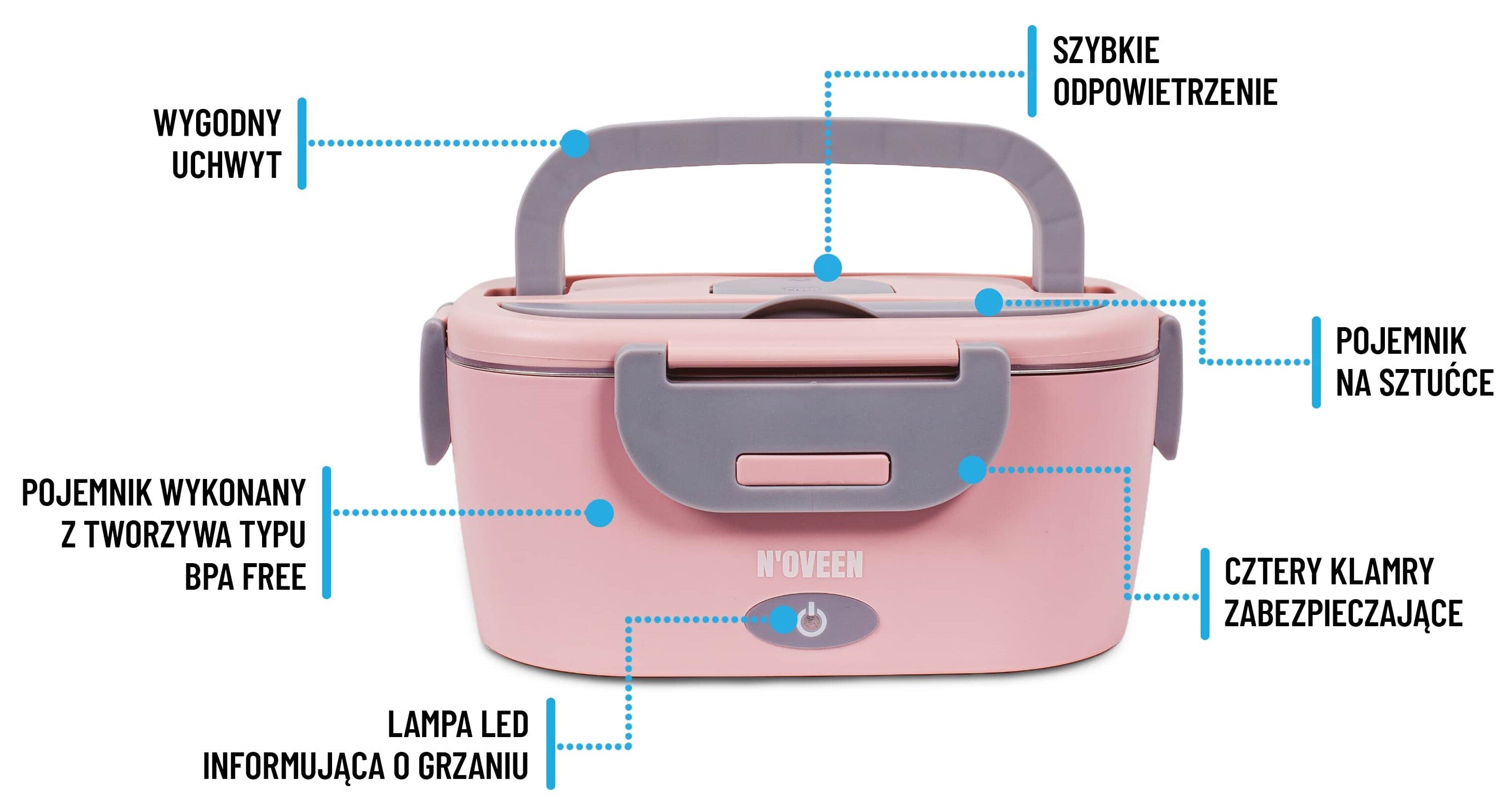 Electric Lunch Box LB755 Glamour – N'OVEEN – odkryj nowoczesność i  funkcjonalność w swojej przestrzeni