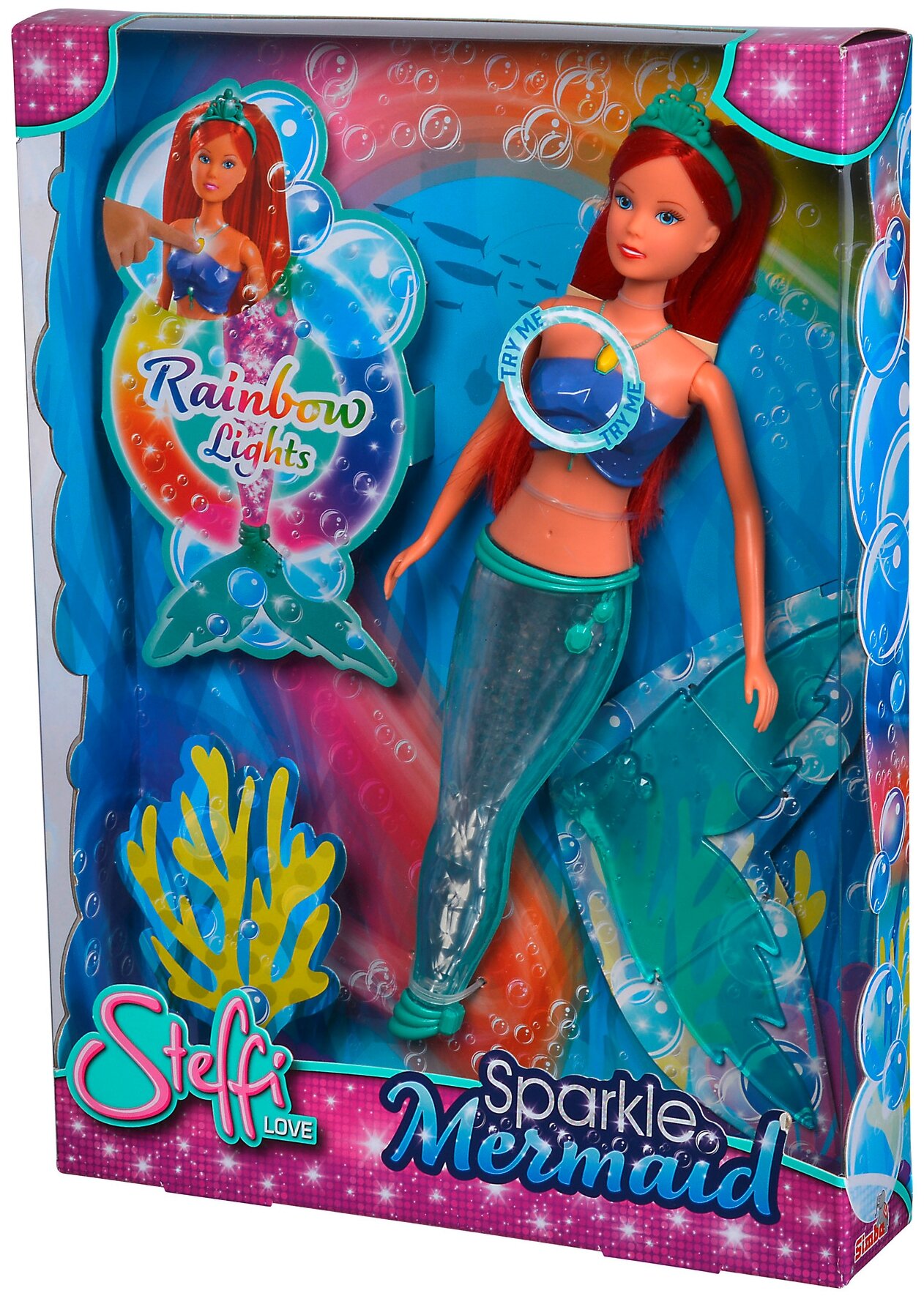 Simba Steffi Love Magic Jewels – Bambola Da 29 Cm Con Abito Glitterato E 9 Pietre Preziose Da Applicare Su Vestito E Capelli, Per Bambine Dai 3 Anni - 3