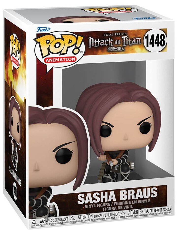 Pop! Animation L'Attaque des Titans Sasha Braus Metallic N° 1448 Funko