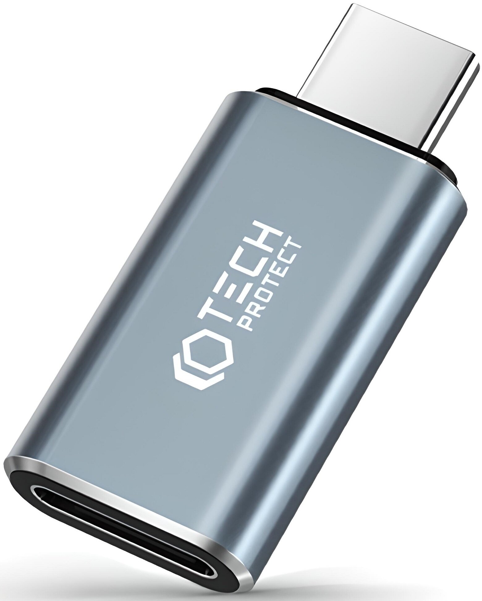 TECHPROTECT Rapid Szary Adapter Lightning USB Typ C niskie ceny i