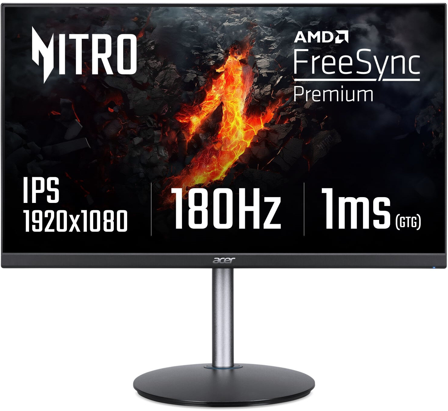 ACER Nitro XF243YM3 23.8" 1920x1080px IPS 180Hz 0.5 ms Monitor - niskie ...