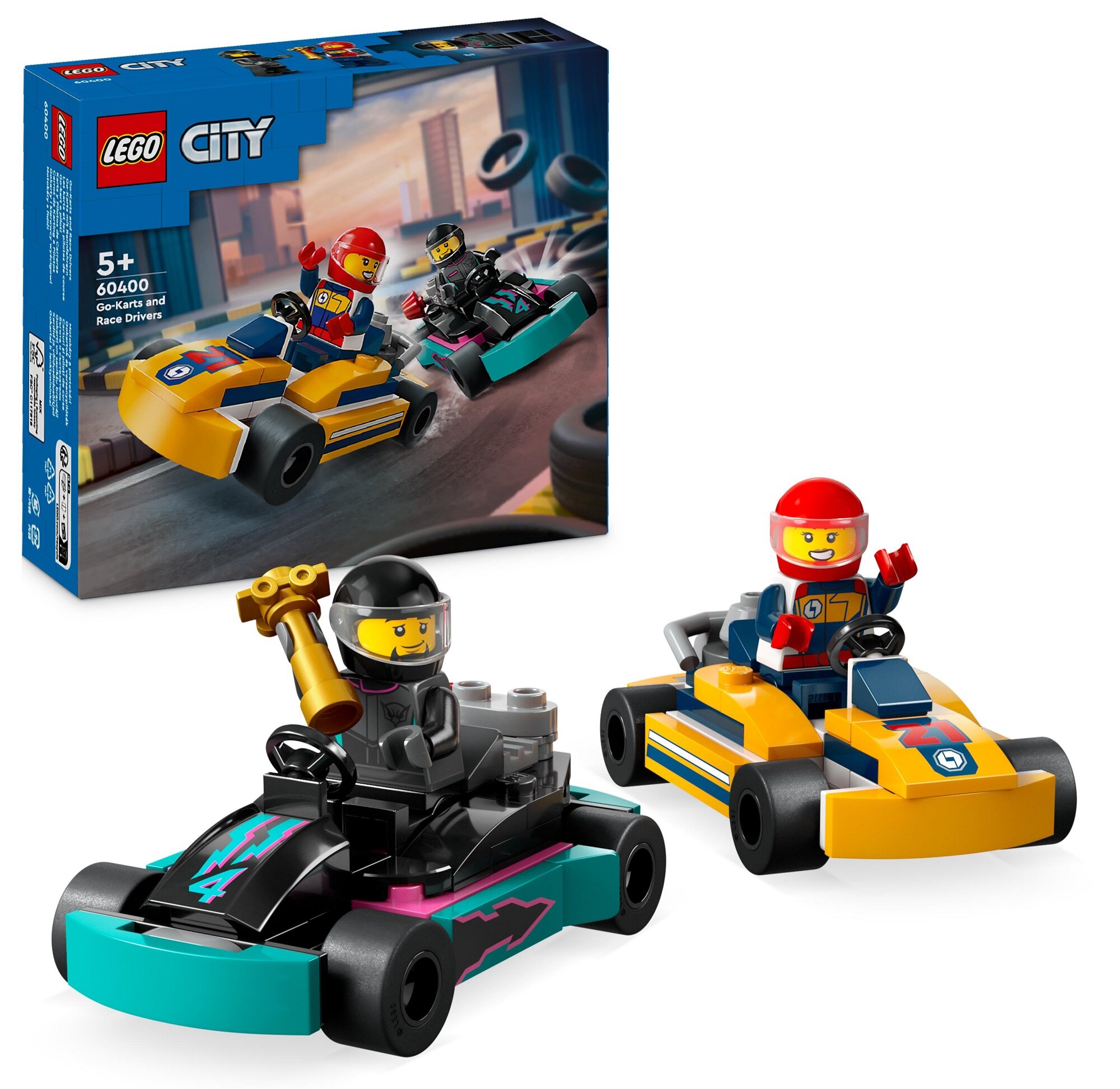 LEGO 60400 City Gokarty i kierowcy wyścigowi - niskie ceny i opinie w ...