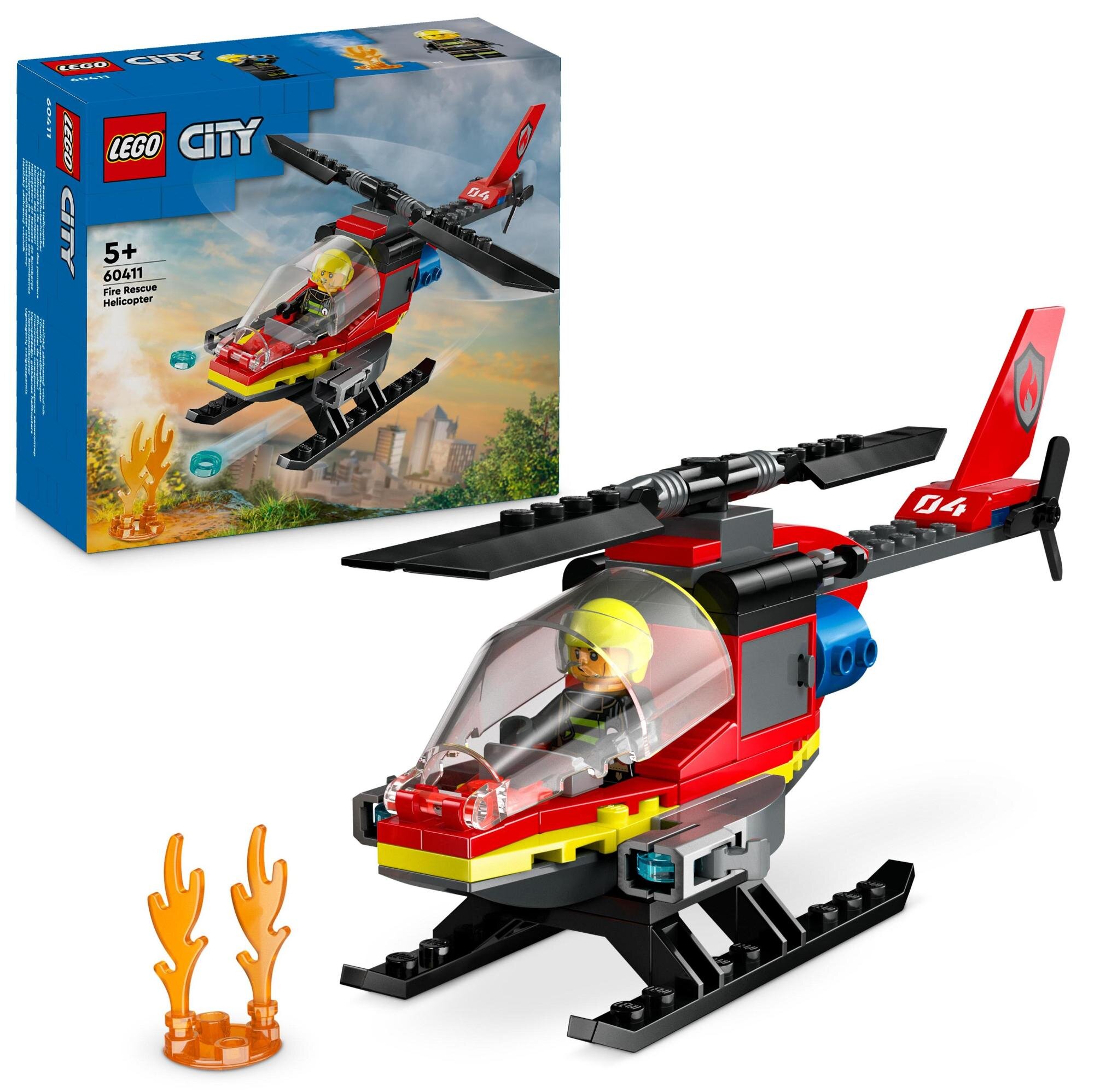 LEGO 60411 City Strażacki helikopter ratunkowy - niskie ceny i opinie w ...