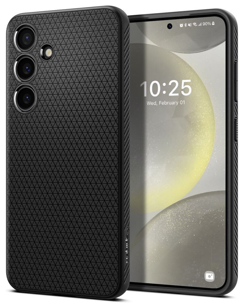 SPIGEN Liquid Air do Samsung Galaxy S24 Czarny mat Etui niskie ceny i opinie w Media Expert