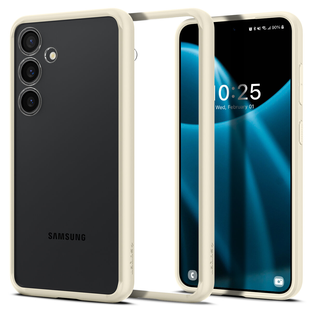 SPIGEN Ultra Hybrid do Samsung Galaxy S24 Ultra Zero One  Przezroczysty-biały Etui - niskie ceny i opinie w Media Expert