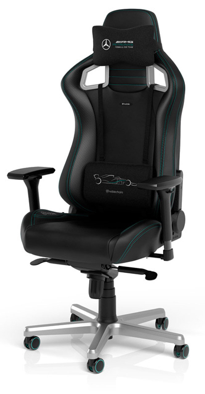 Noblechairs Edel-Gaming Kissen-Set. AMG Petronas Motorsport in Kr