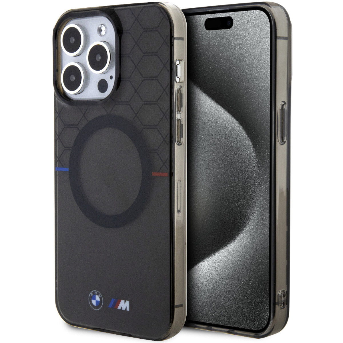 BMW Pattern MagSafe do Apple iPhone 15 Pro Max Szary Etui - niskie ceny ...