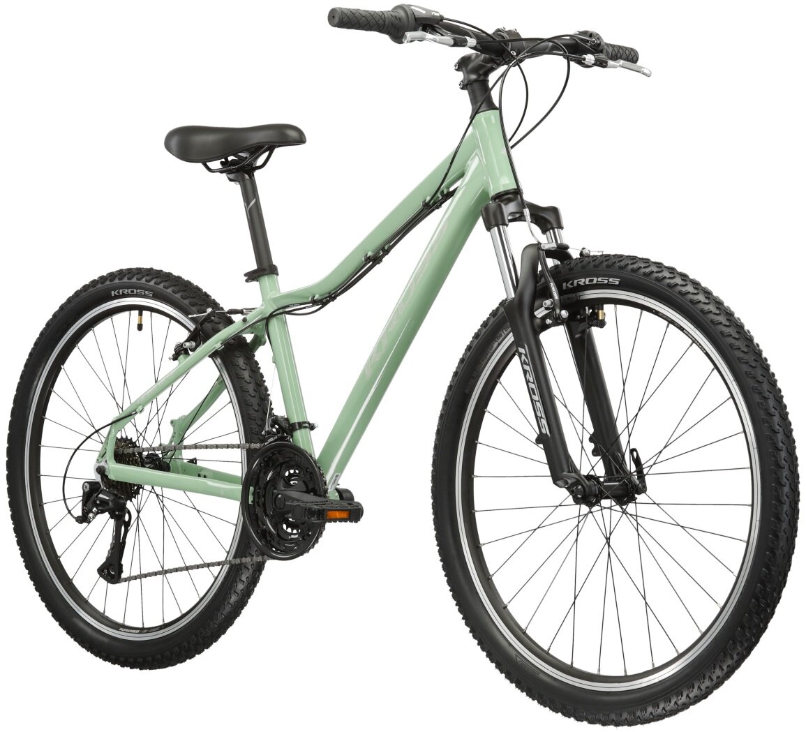 KROSS Berg 1.0 D15 26 cali damski Zielony Rower górski MTB niskie