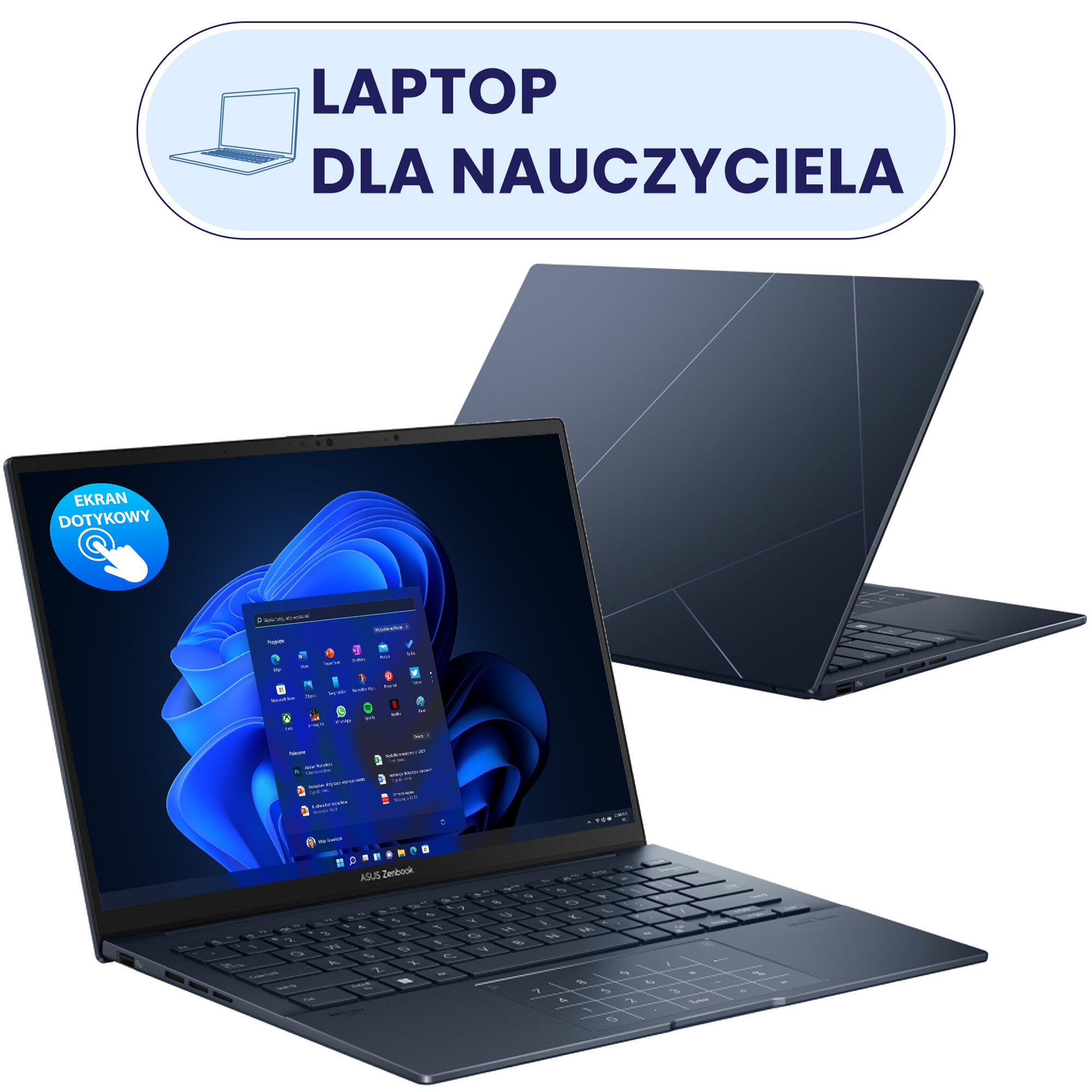 ASUS ZenBook ネイビー SSD 256GB Asus ZenBook 14 cali - niskie ceny i setki opinii w Media Expert