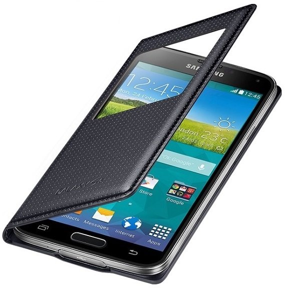 SAMSUNG View Cover do Samsung Galaxy S5 Czarny Etui - niskie ceny i opinie w Expert