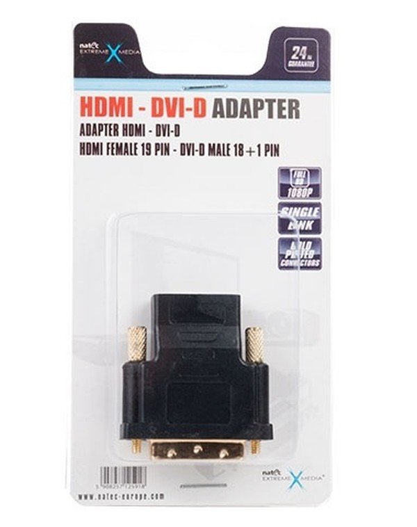 NATEC Adapter HDMI DVID niskie ceny i opinie w Media Expert
