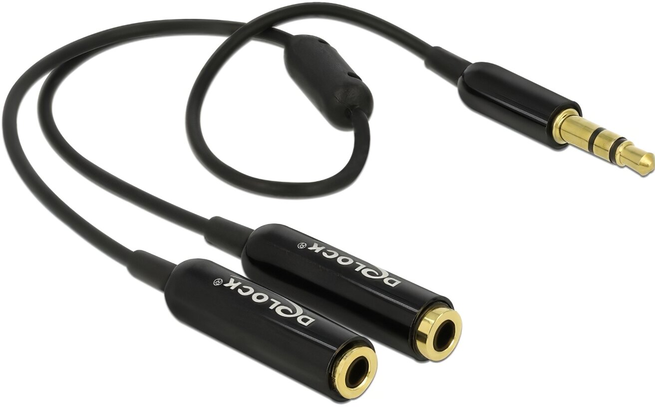 DELOCK Adapter Jack 3.5 mm 2x Jack 3.5 mm niskie ceny i opinie w