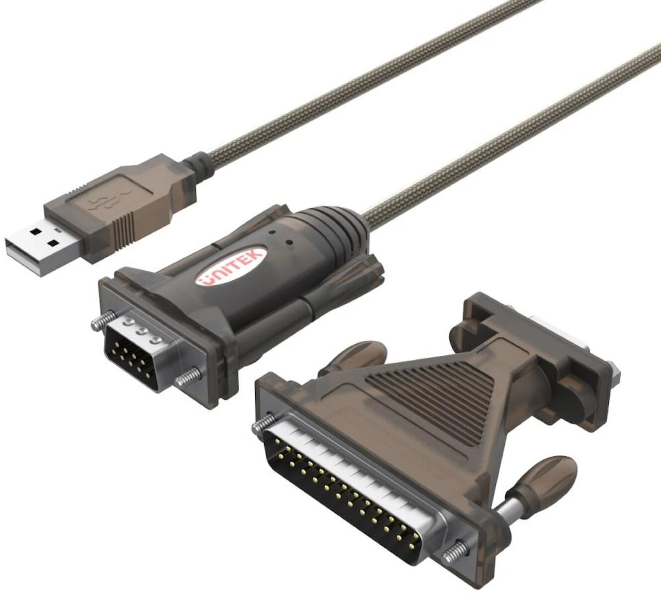 UNITEK 1.5 m Adapter USB RS232/LPT niskie ceny i opinie w Media Expert