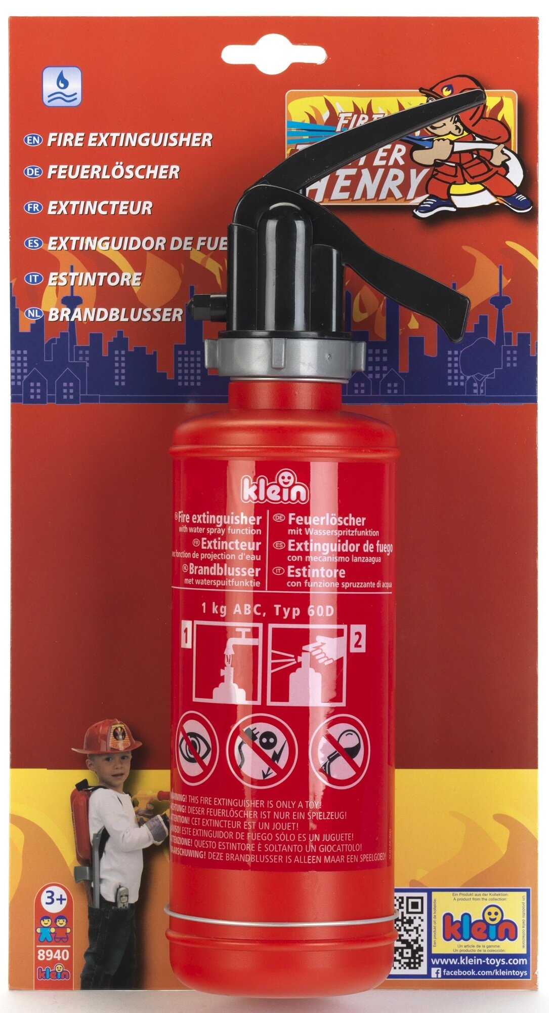KLEIN KL 8940 Zabawka gaśnica strażacka - niskie ceny i opinie w Media ...