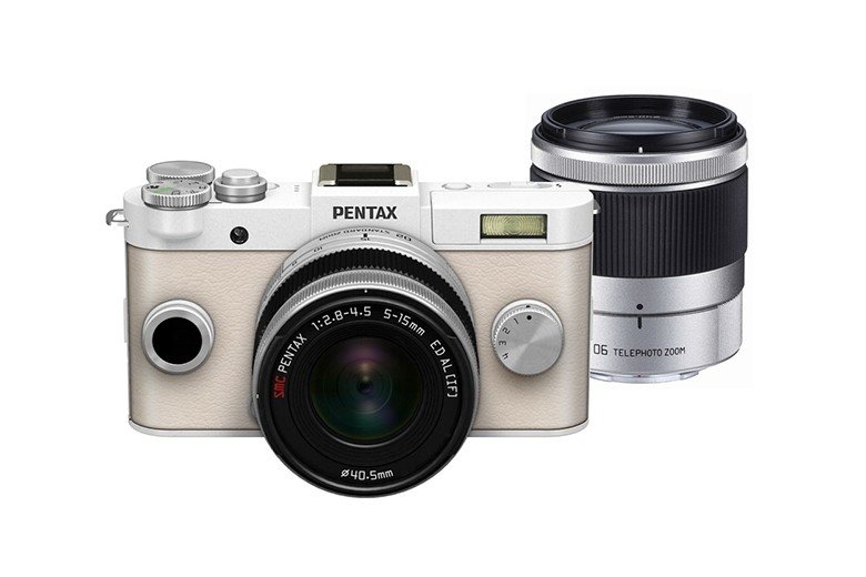 Objectif Pentax Q 01 8,5 mm f/1,9 Standard Prime White Q Mount [Top