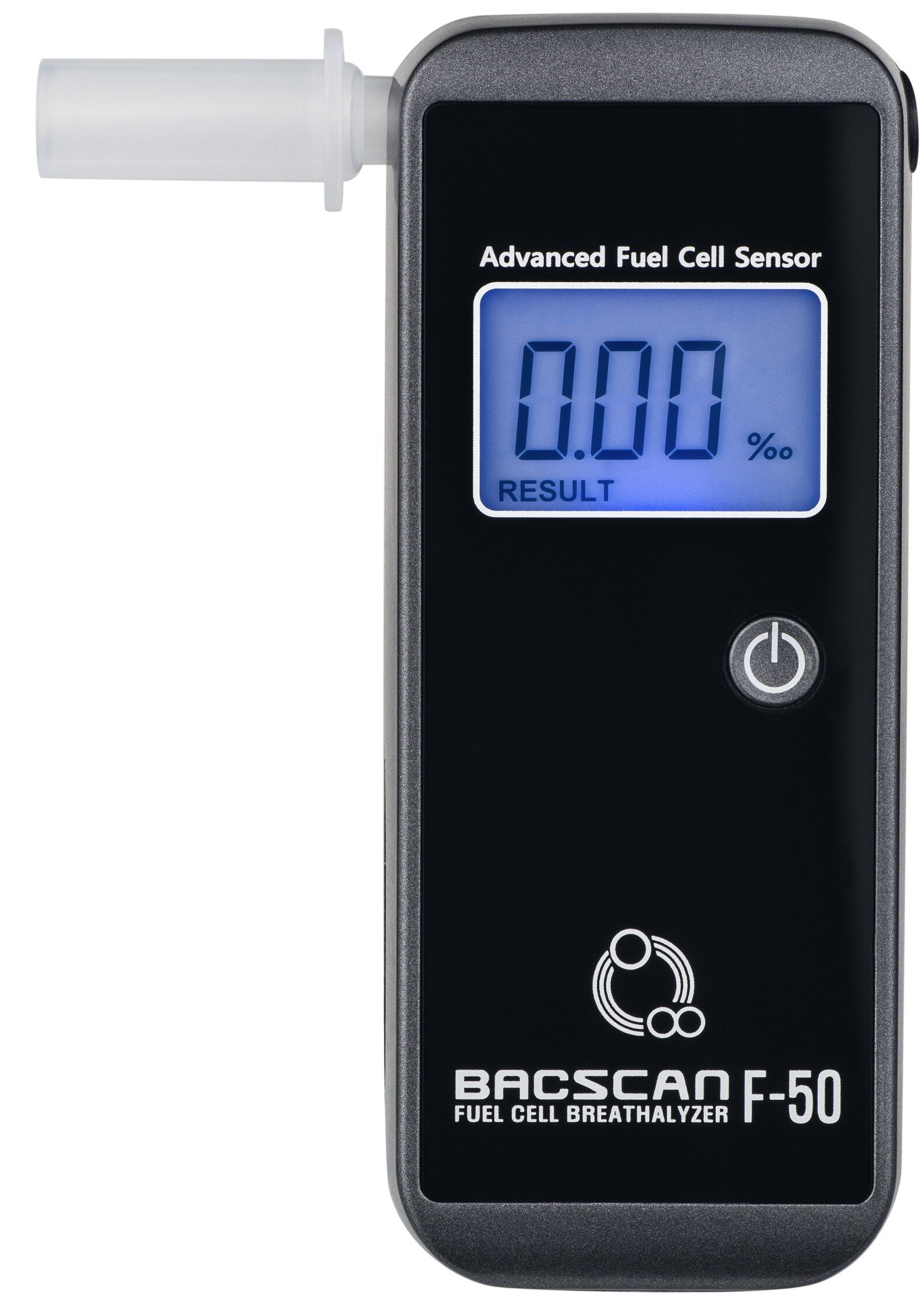 Testeur D'alcool BACscan F-45 - Mesure De 0 à 4% - Précision 1% - Design Noir Compact - 12