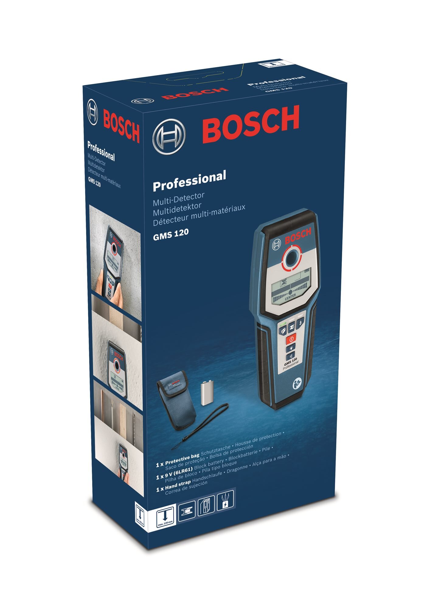 Detektor BOSCH Professional GMS 120 0601081000 - niskie ceny i