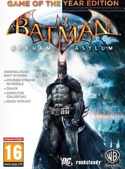 Kod aktywacyjny Gra PC Batman - Arkham Asylum Game of The Year Edition -  niskie ceny i opinie w Media Expert