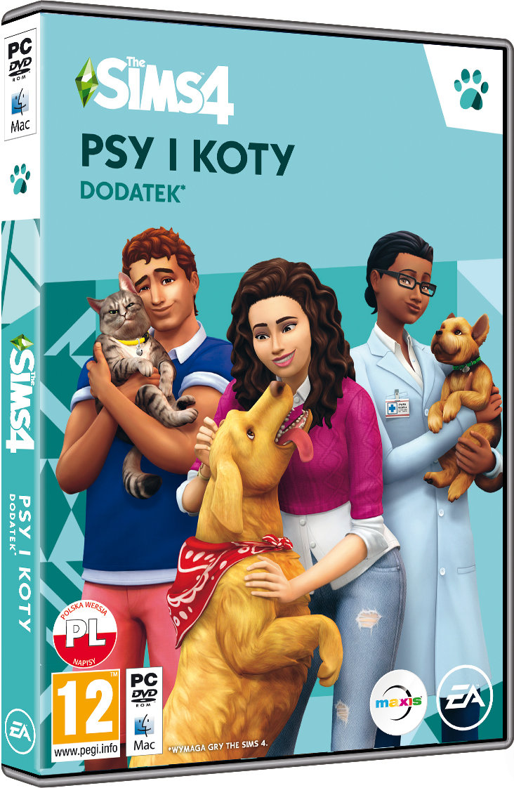 The Sims 4 Dodatek Psy I Koty The Sims 4: Psy i Koty - Dodatek Gra PC - niskie ceny i opinie w Media