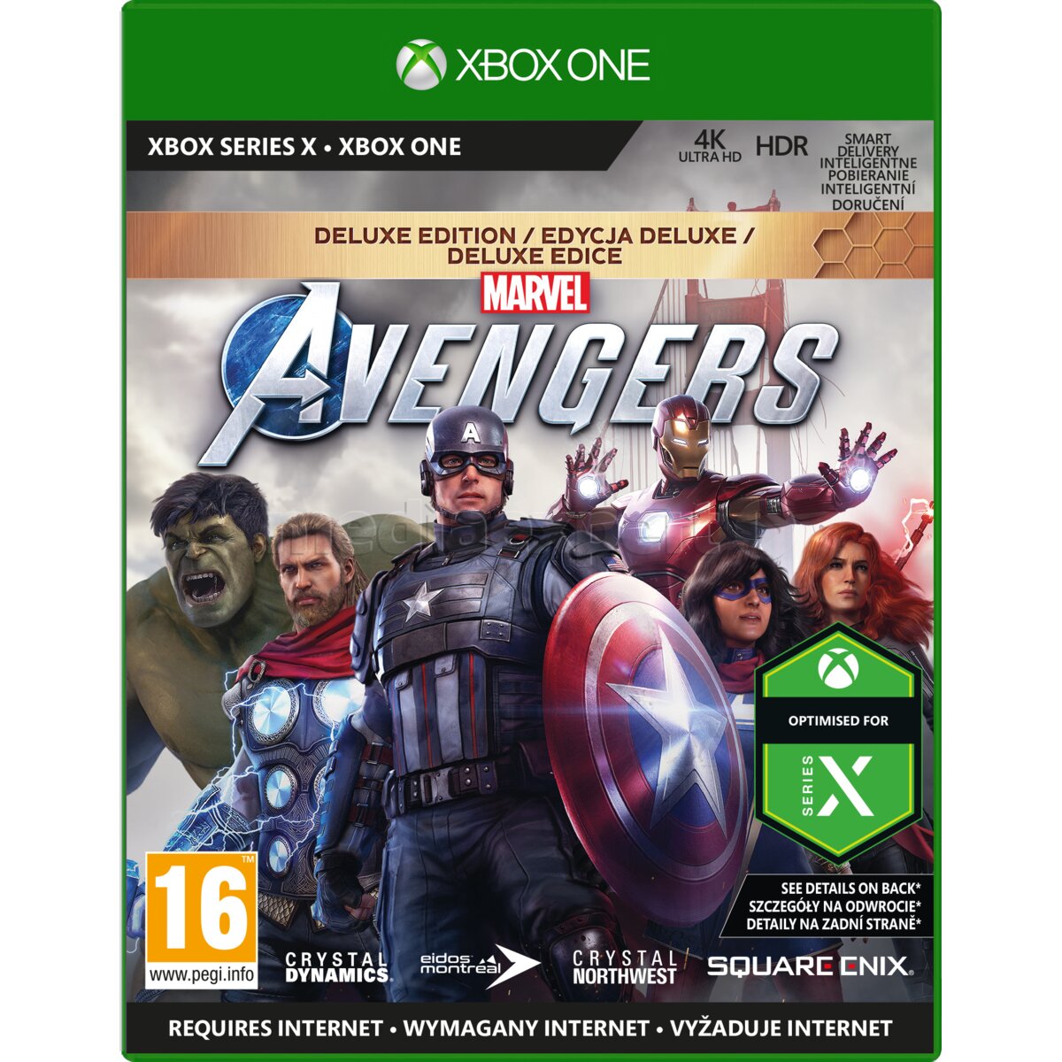 Marvel's Avengers Edycja Deluxe Gra XBOX ONE (Zawiera darmowy upgrade