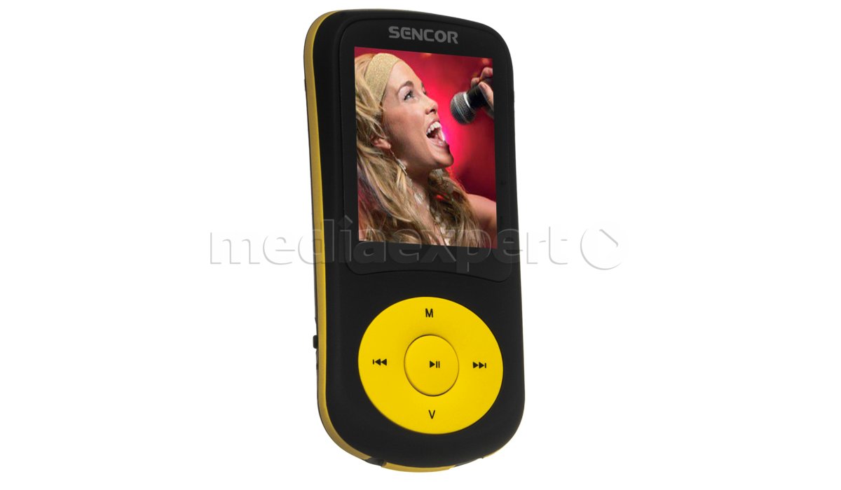 SENCOR SFP 5870 BYL Żółty Odtwarzacz MP3/MP4 ceny i opinie w Media Expert
