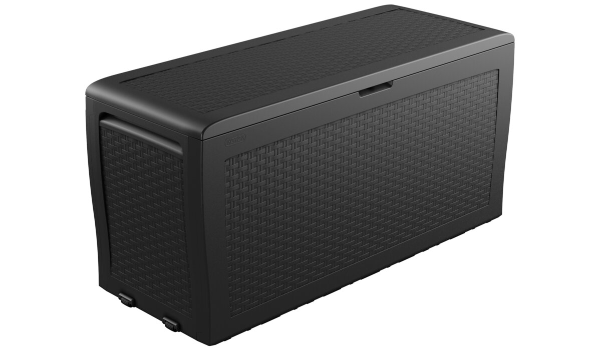 KETER Samoa Rattan Box 270L Antracyt Skrzynia ogrodowa ceny i opinie