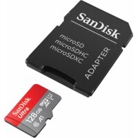 Karta pamięci SANDISK Ultra microSDXC 128GB + Adapter