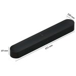 SONOS Beam Gen 2 Czarny 4.1-kanałowy, HDMI eARC, Wi-Fi