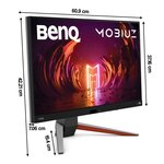 BenQ EX270QM 27インチ モニター BenQ EX270QM MOBIUZ Gaming Display 27 cali 240 Hz IPS QHD, 1