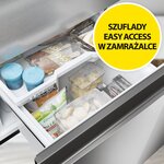 HAIER HTW5618DNMG 3D No Frost 185cm Srebrny Lodówka - niskie HAIER HTW5618DNMG 3D No Frost 185cm Srebrny Lodówka - niskie